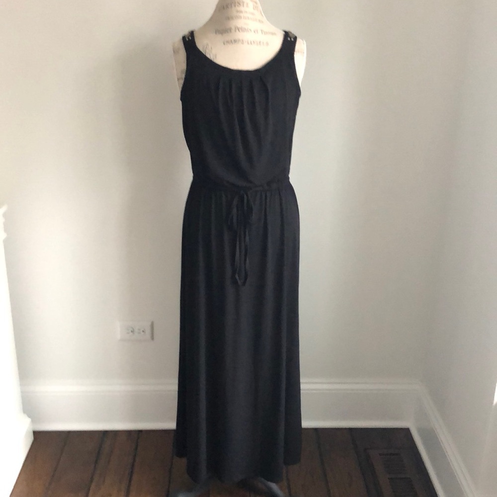 NY Collection Maxi Dress with Bejewled Tank